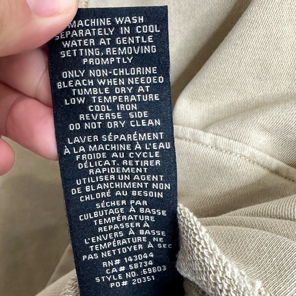 NWT 7 For all Mankind Hooded Sweatshirt Dress Tunic Medium - Picture 5 of 8